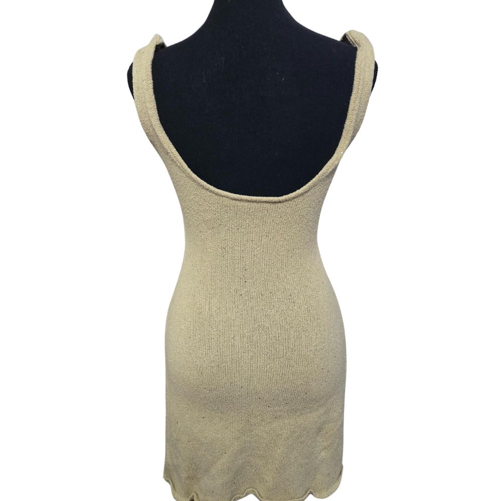 Weworewhat Cream Knit Dress Soze Small - Picture 3 of 5